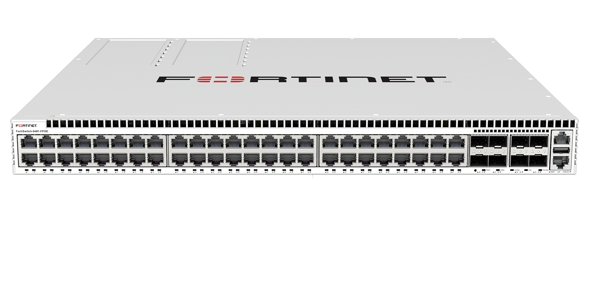 Fortinet FortiSwitch FS-648F-FPOE kurumsal ağ anahtarı